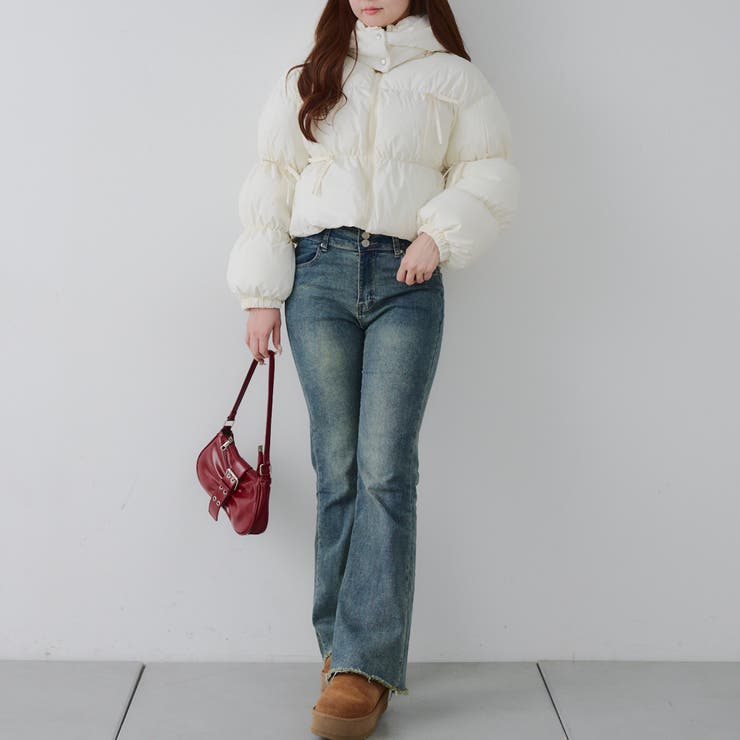 【MARCHES】リボンエコダウン | NICE CLAUP / OLIVE des OLIVE　OUTLET | 詳細画像9 