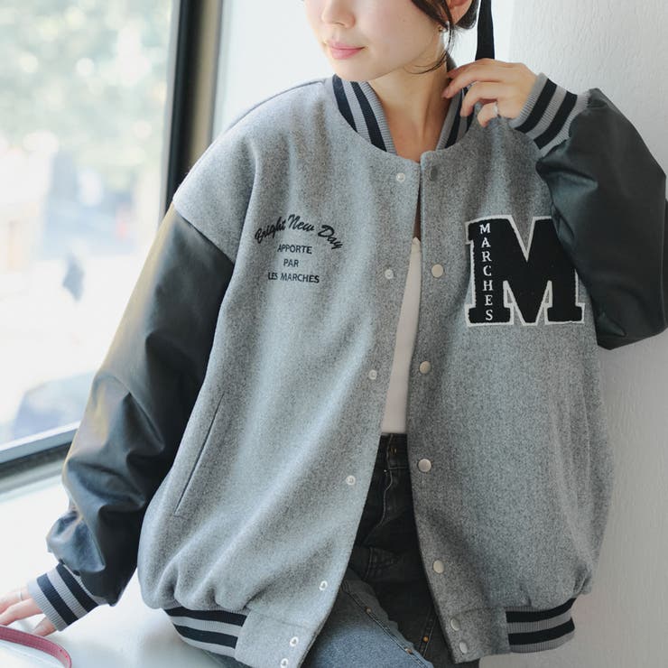 MARCHES】マルシェスタジャン[品番：NCLW0016856]｜NICE CLAUP / OLIVE