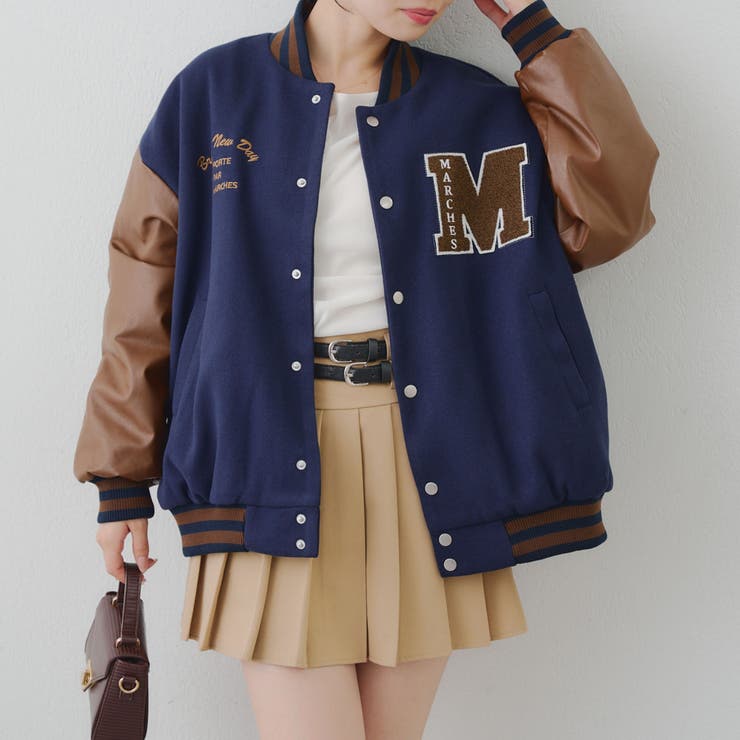 MARCHES】マルシェスタジャン[品番：NCLW0016856]｜NICE CLAUP / OLIVE