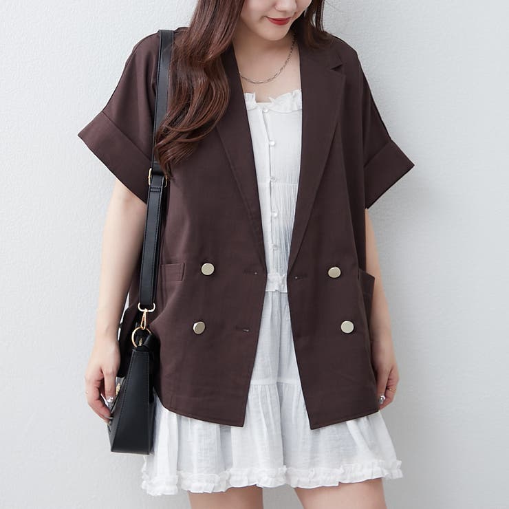 ADORE 黒ドルマンスリーブノーカラージャケット春夏 NO CONTROL AIR｜ドレープカルゼ ドルマンスリーブ ジャケット