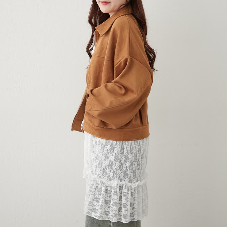 ダブルジップブルゾン | NICE CLAUP / OLIVE des OLIVE　OUTLET | 詳細画像6 