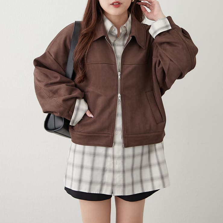 ダブルジップブルゾン | NICE CLAUP / OLIVE des OLIVE　OUTLET | 詳細画像18 