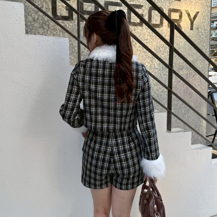 【Holiday collection】ツイードジャケット | NICE CLAUP / OLIVE des OLIVE　OUTLET | 詳細画像7 