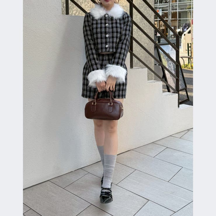 【Holiday collection】ツイードジャケット | NICE CLAUP / OLIVE des OLIVE　OUTLET | 詳細画像8 