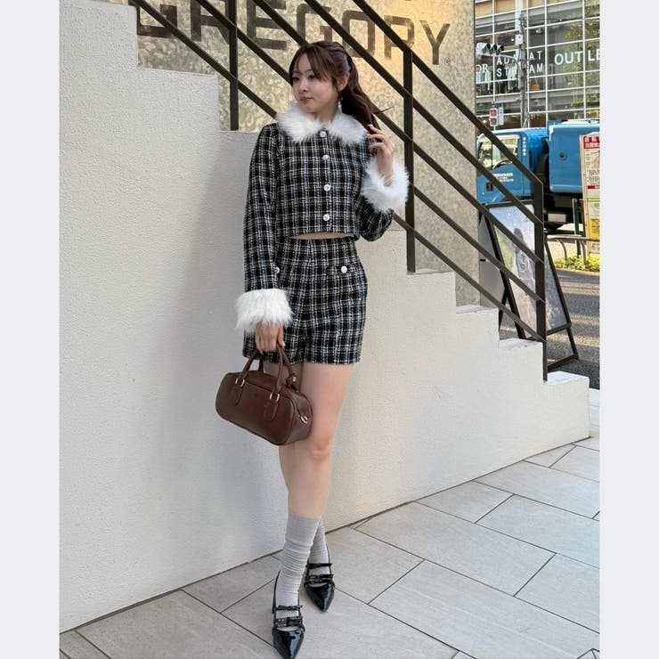 【Holiday collection】ツイードジャケット | NICE CLAUP / OLIVE des OLIVE　OUTLET | 詳細画像10 