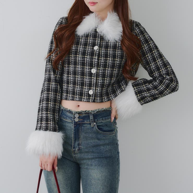 【Holiday collection】ツイードジャケット | NICE CLAUP / OLIVE des OLIVE　OUTLET | 詳細画像13 