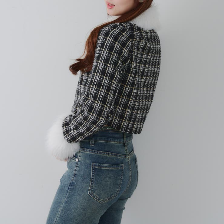 【Holiday collection】ツイードジャケット | NICE CLAUP / OLIVE des OLIVE　OUTLET | 詳細画像14 