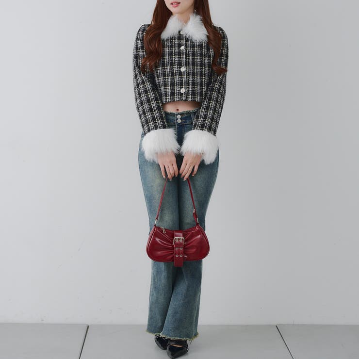 【Holiday collection】ツイードジャケット | NICE CLAUP / OLIVE des OLIVE　OUTLET | 詳細画像15 