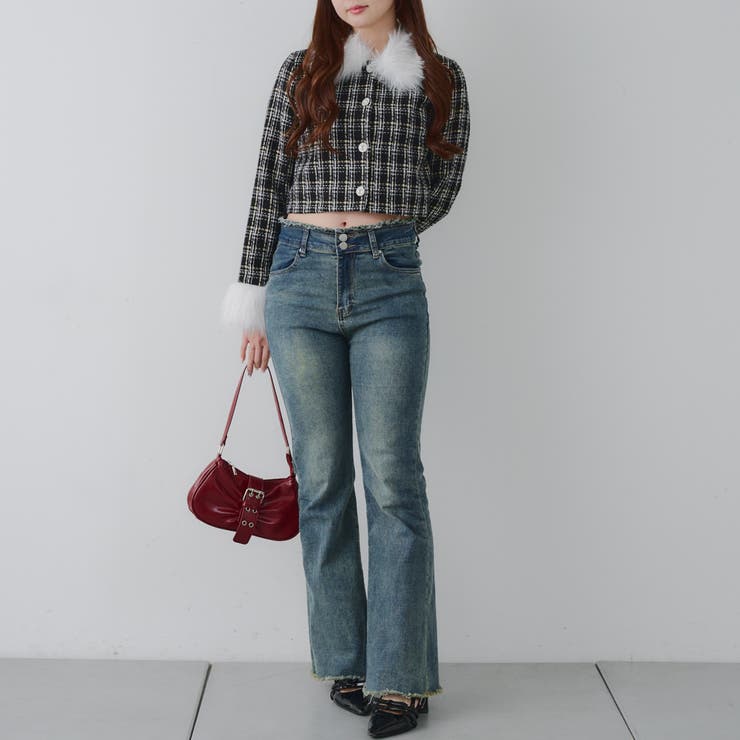 【Holiday collection】ツイードジャケット | NICE CLAUP / OLIVE des OLIVE　OUTLET | 詳細画像17 