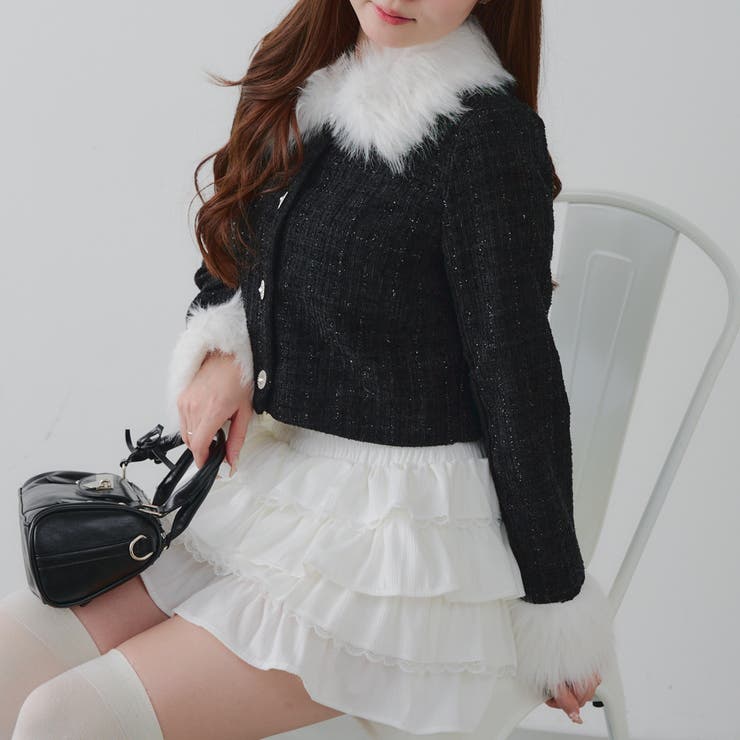 【Holiday collection】ツイードジャケット | NICE CLAUP / OLIVE des OLIVE　OUTLET | 詳細画像23 