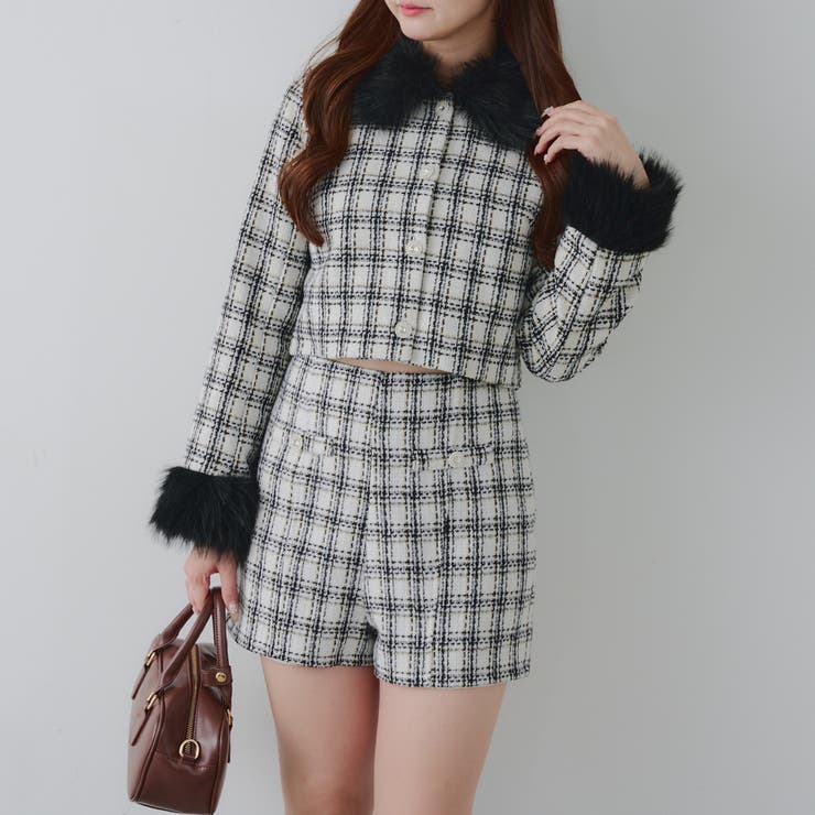 【Holiday collection】ツイードジャケット | NICE CLAUP / OLIVE des OLIVE　OUTLET | 詳細画像32 