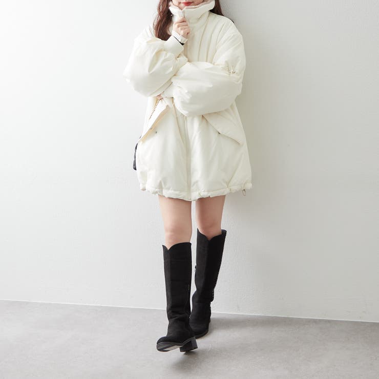 衿ファードロスト中綿ジャケット | NICE CLAUP / OLIVE des OLIVE　OUTLET | 詳細画像8 