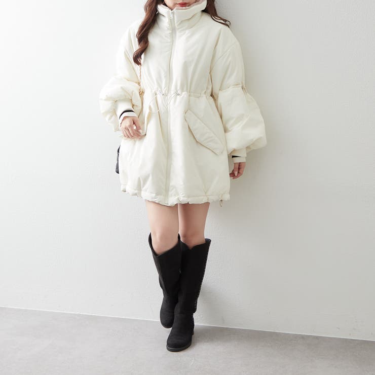 衿ファードロスト中綿ジャケット | NICE CLAUP / OLIVE des OLIVE　OUTLET | 詳細画像10 