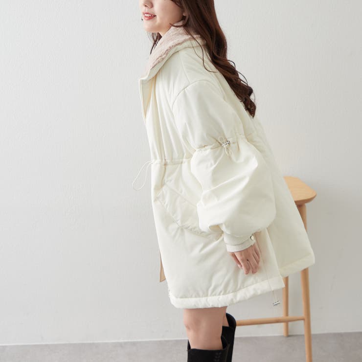 衿ファードロスト中綿ジャケット | NICE CLAUP / OLIVE des OLIVE　OUTLET | 詳細画像13 