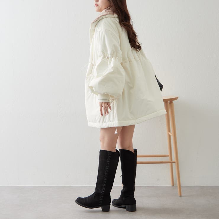 衿ファードロスト中綿ジャケット | NICE CLAUP / OLIVE des OLIVE　OUTLET | 詳細画像20 