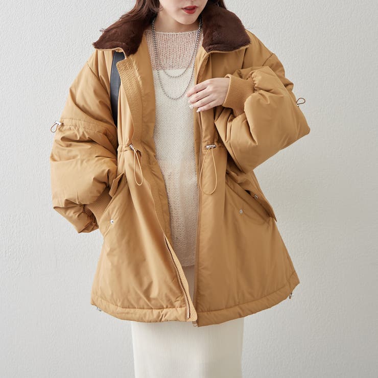 衿ファードロスト中綿ジャケット | NICE CLAUP / OLIVE des OLIVE　OUTLET | 詳細画像21 