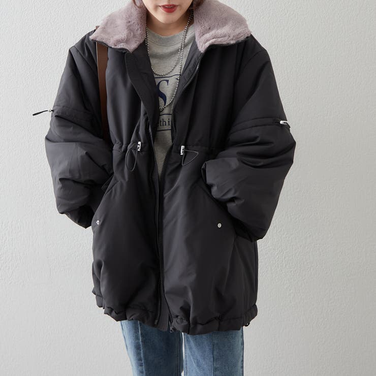 衿ファードロスト中綿ジャケット | NICE CLAUP / OLIVE des OLIVE　OUTLET | 詳細画像32 