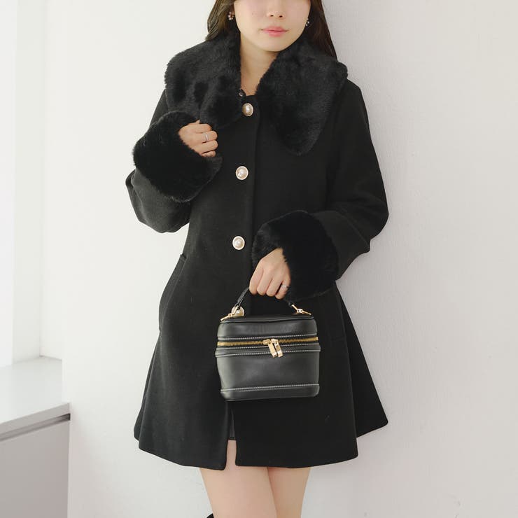 フェイクファー付コート | NICE CLAUP / OLIVE des OLIVE OUTLET | 詳細画像20