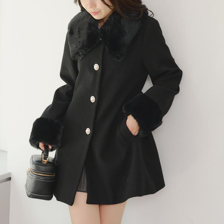 フェイクファー付コート | NICE CLAUP / OLIVE des OLIVE OUTLET | 詳細画像21