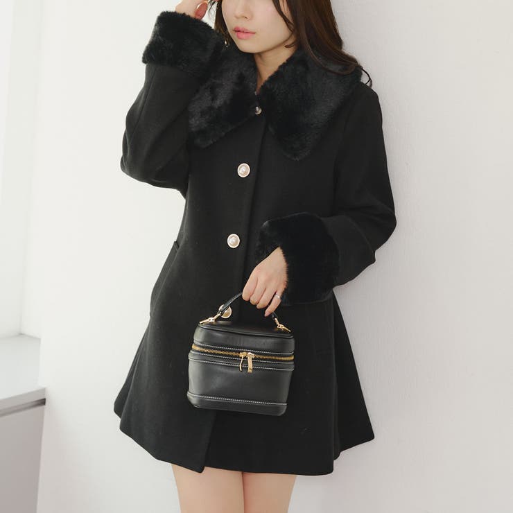 フェイクファー付コート | NICE CLAUP / OLIVE des OLIVE OUTLET | 詳細画像22