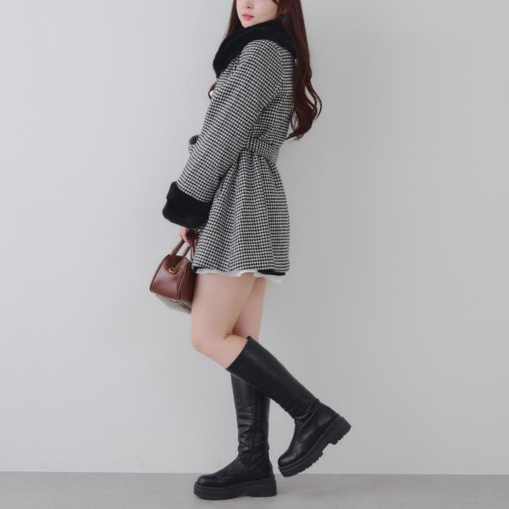 フェイクファー付コート | NICE CLAUP / OLIVE des OLIVE OUTLET | 詳細画像35