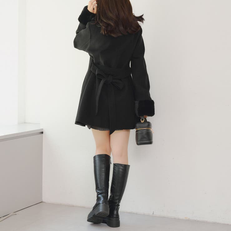 フェイクファー付コート | NICE CLAUP / OLIVE des OLIVE OUTLET | 詳細画像27