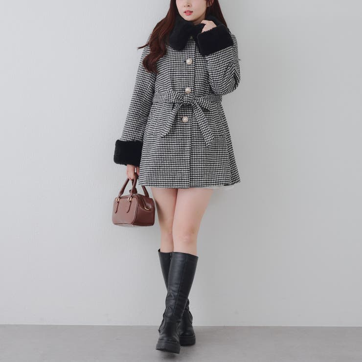 フェイクファー付コート | NICE CLAUP / OLIVE des OLIVE OUTLET | 詳細画像33