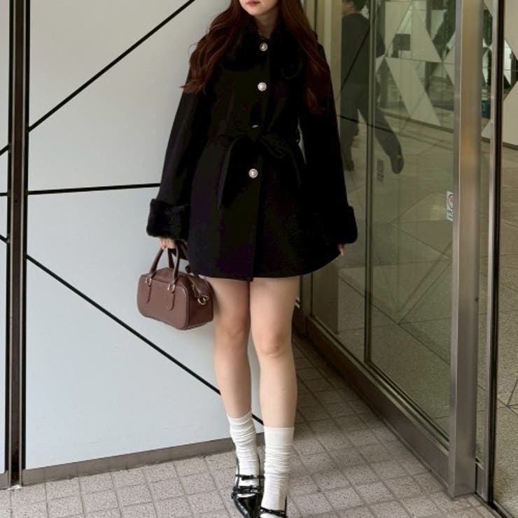 フェイクファー付コート | NICE CLAUP / OLIVE des OLIVE　OUTLET | 詳細画像60 