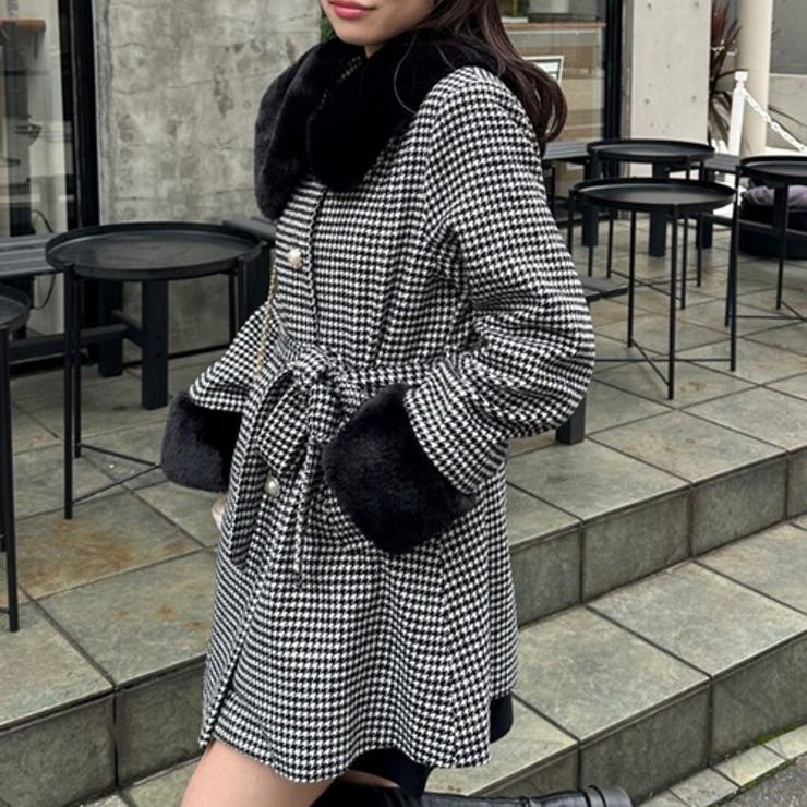 フェイクファー付コート | NICE CLAUP / OLIVE des OLIVE　OUTLET | 詳細画像66 