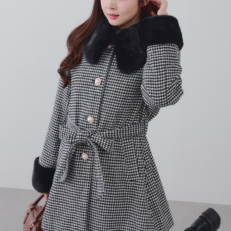 フェイクファー付コート | NICE CLAUP / OLIVE des OLIVE OUTLET | 詳細画像28