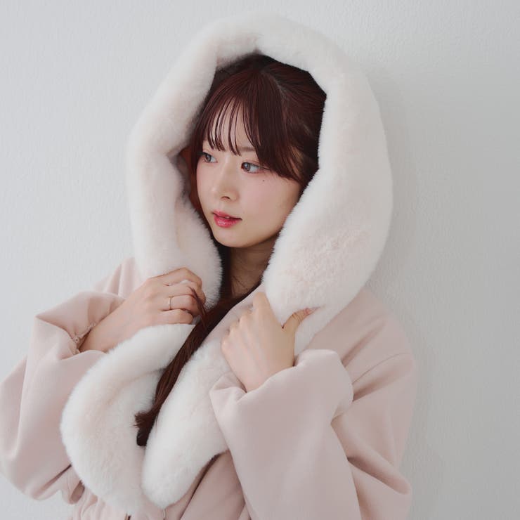 ファー付ビッグフードコート | RMAF　NICE CLAUP / OLIVE des OLIVE | 詳細画像41 