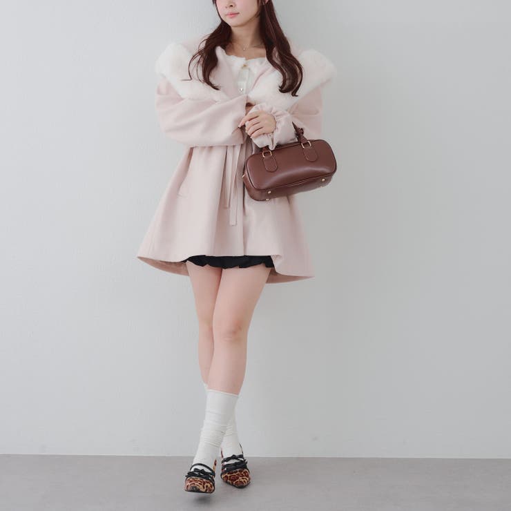 ファー付ビッグフードコート | RMAF　NICE CLAUP / OLIVE des OLIVE | 詳細画像45 