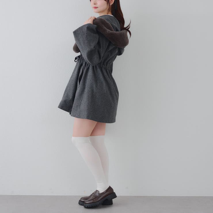 ファー付ビッグフードコート | RMAF　NICE CLAUP / OLIVE des OLIVE | 詳細画像56 