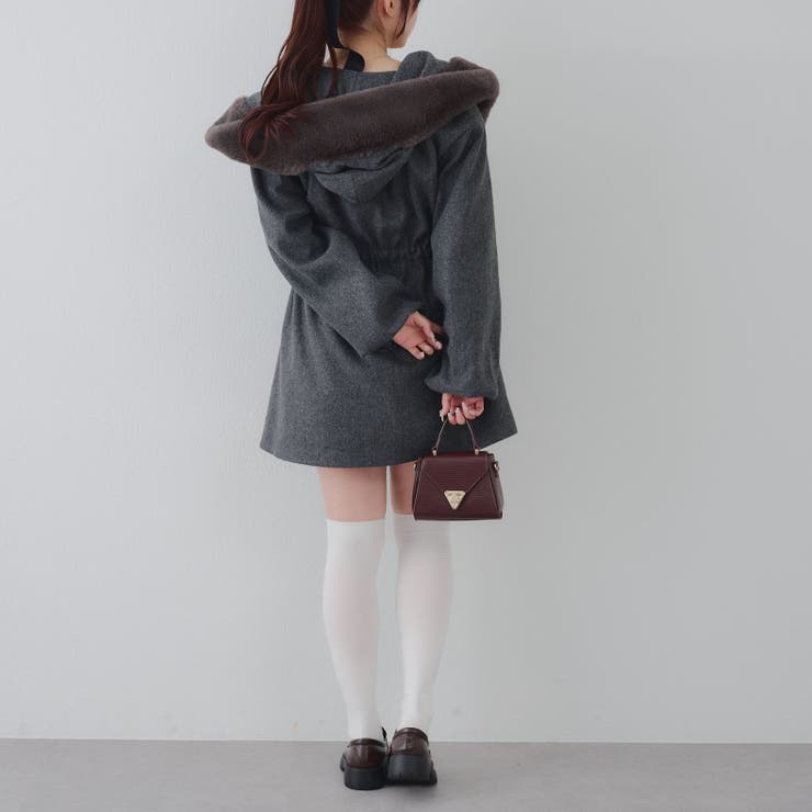 ファー付ビッグフードコート | RMAF　NICE CLAUP / OLIVE des OLIVE | 詳細画像57 