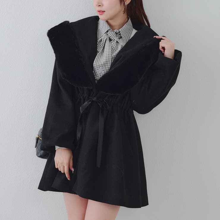 ファー付ビッグフードコート | RMAF　NICE CLAUP / OLIVE des OLIVE | 詳細画像61 