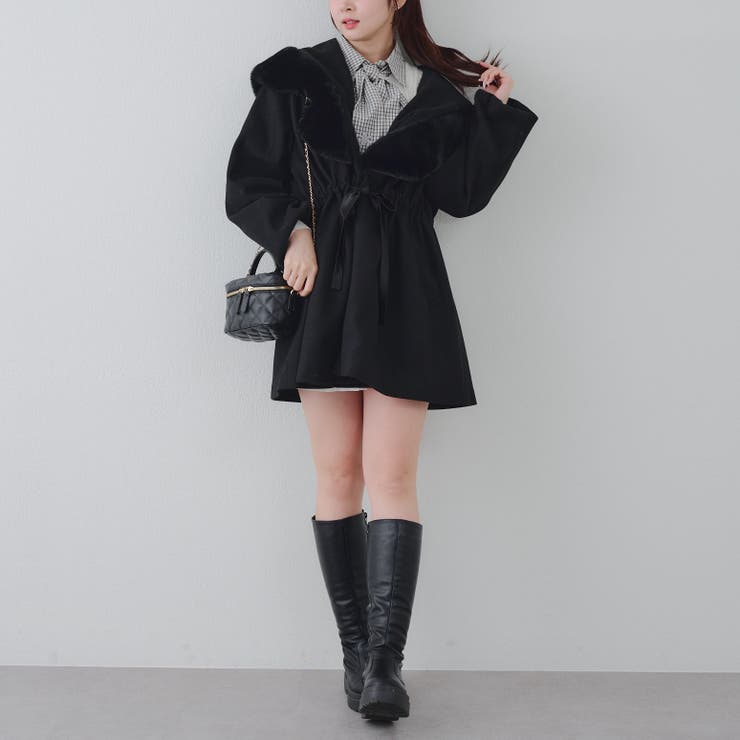 ファー付ビッグフードコート | RMAF　NICE CLAUP / OLIVE des OLIVE | 詳細画像63 