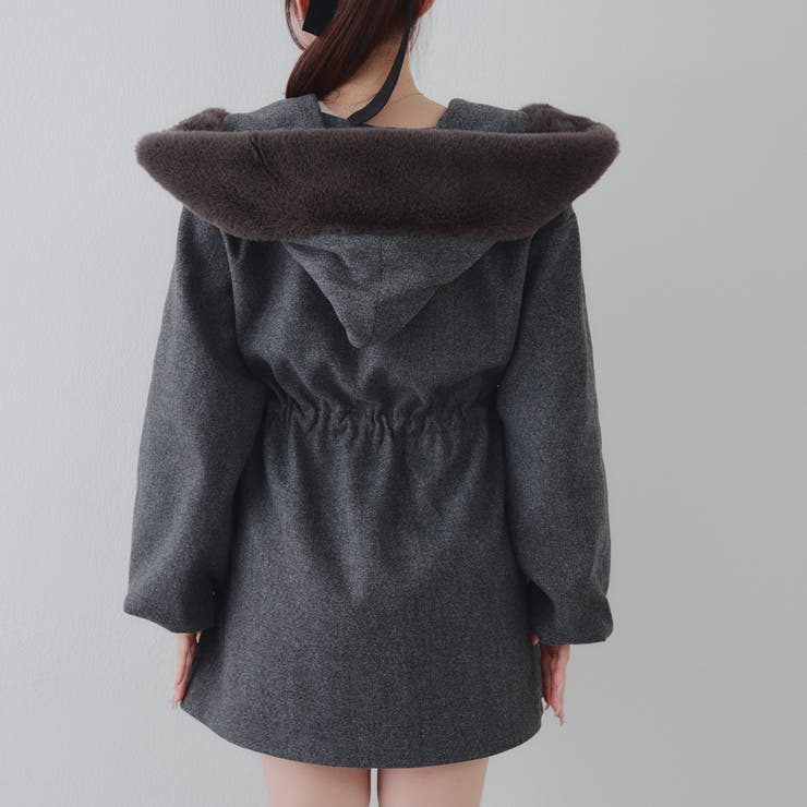 ファー付ビッグフードコート | RMAF　NICE CLAUP / OLIVE des OLIVE | 詳細画像71 