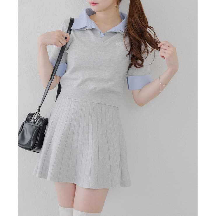 韓国Malbon夏 ゴルフ速乾ポロ&プリーツスカートセット 楽天市場】ゴルフウェア レディース おしゃれ セットアップ