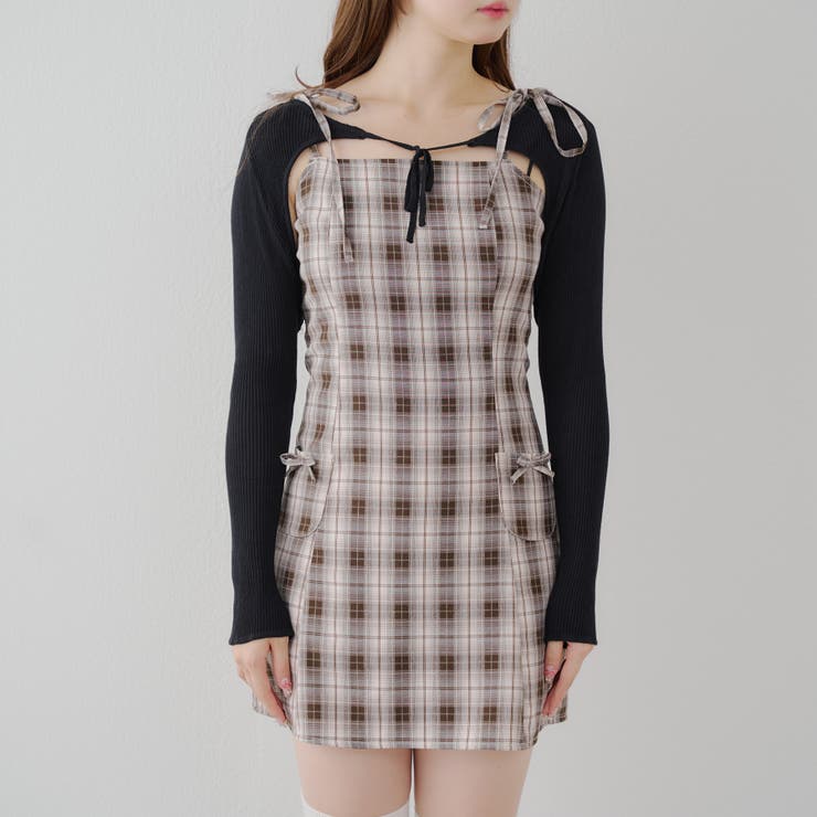 reve.perle_セレクト】ボレロ&ミニワンピース セット[品番