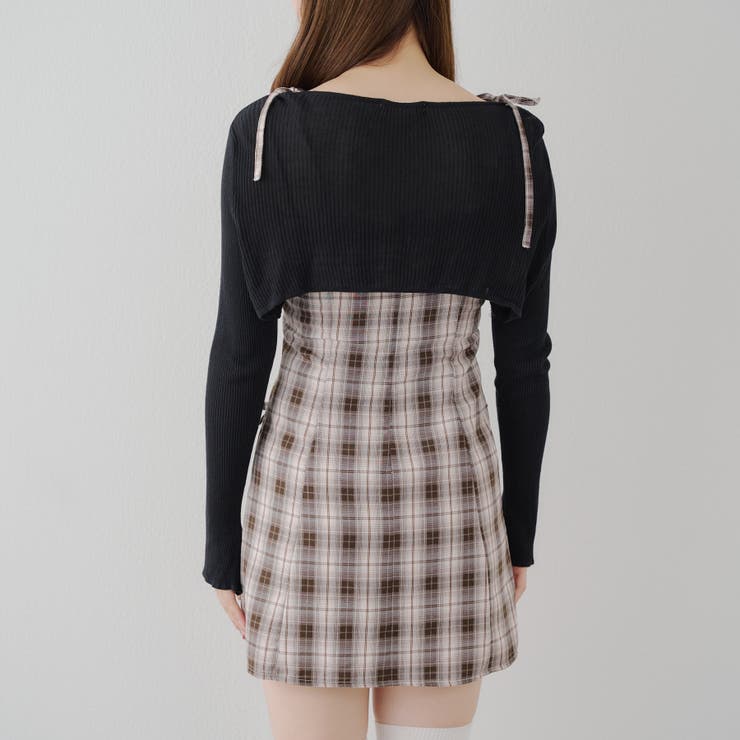 reve.perle_セレクト】ボレロ&ミニワンピース セット[品番