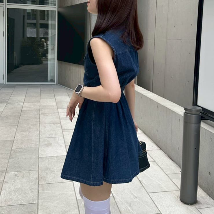 ノースリーブデニムワンピース | NICE CLAUP / OLIVE des OLIVE　OUTLET | 詳細画像24 
