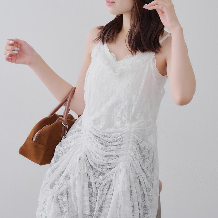 レースドロストキャミワンピース[品番：OLOW0016489]｜RMAF NICE CLAUP