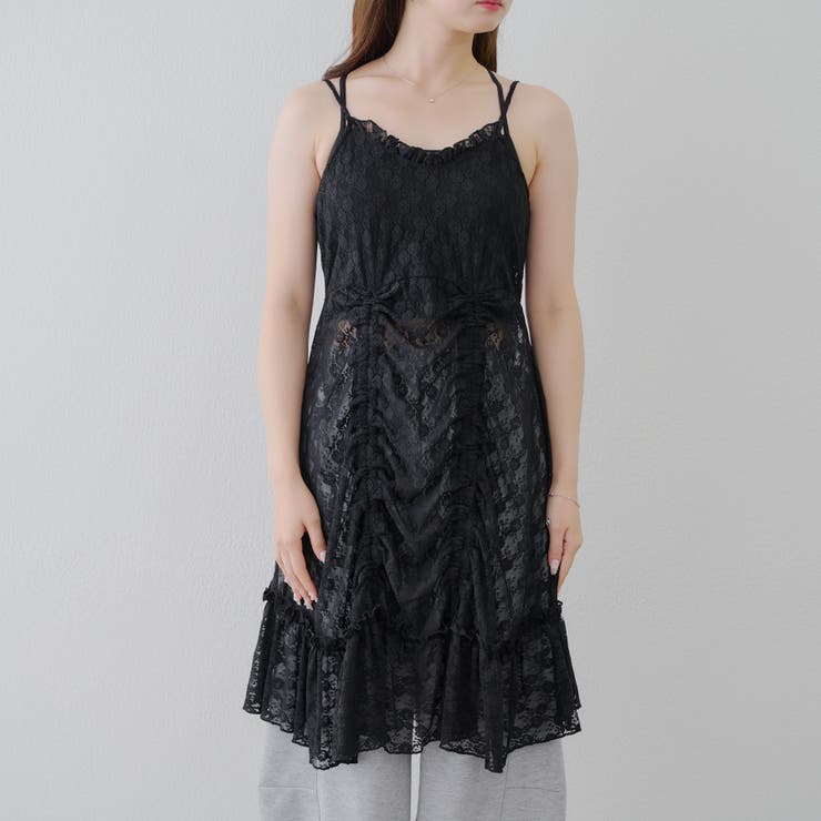 レースドロストキャミワンピース[品番：OLOW0016489]｜RMAF NICE