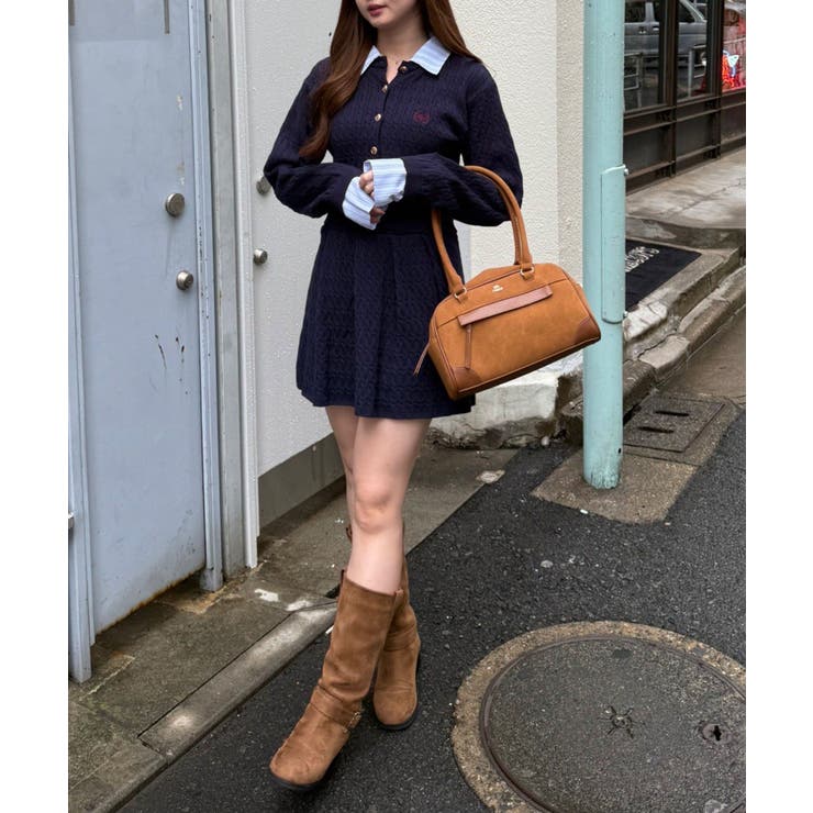 ケーブルカーデ&ミニスカートセット | NICE CLAUP / OLIVE des OLIVE　OUTLET | 詳細画像44 