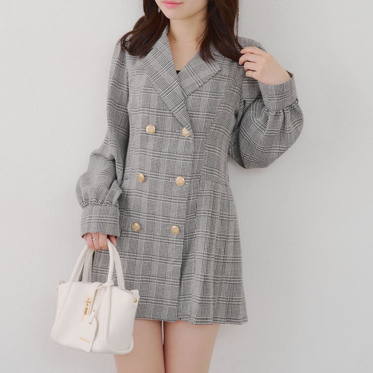 テーラードプリーツミニワンピース | NICE CLAUP / OLIVE des OLIVE　OUTLET | 詳細画像36 