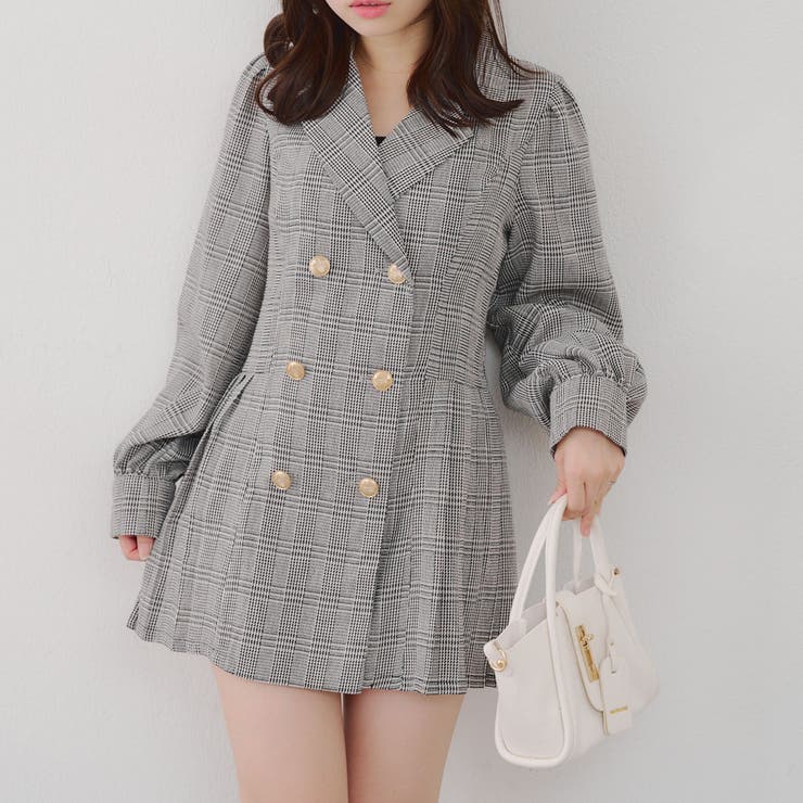 テーラードプリーツミニワンピース | NICE CLAUP / OLIVE des OLIVE　OUTLET | 詳細画像37 