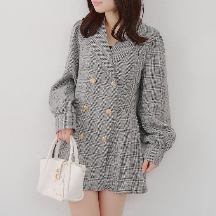 テーラードプリーツミニワンピース | NICE CLAUP / OLIVE des OLIVE　OUTLET | 詳細画像39 
