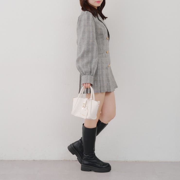 テーラードプリーツミニワンピース | NICE CLAUP / OLIVE des OLIVE　OUTLET | 詳細画像44 