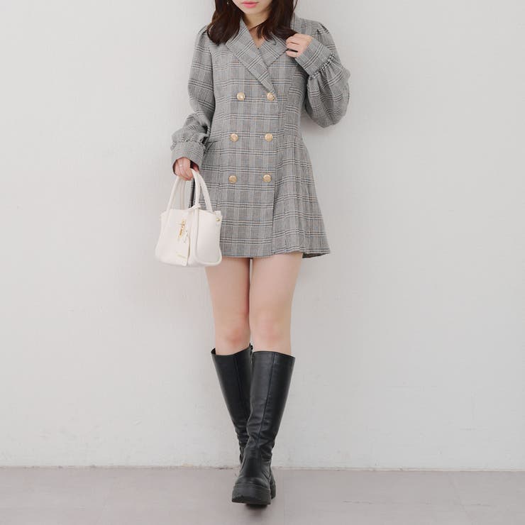 テーラードプリーツミニワンピース | NICE CLAUP / OLIVE des OLIVE　OUTLET | 詳細画像45 
