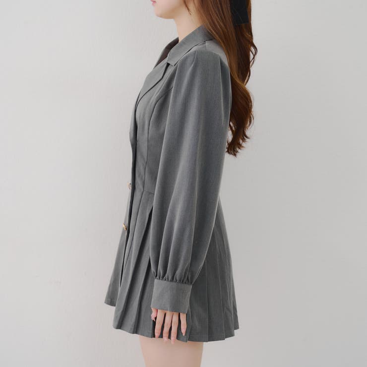テーラードプリーツミニワンピース | NICE CLAUP / OLIVE des OLIVE　OUTLET | 詳細画像47 